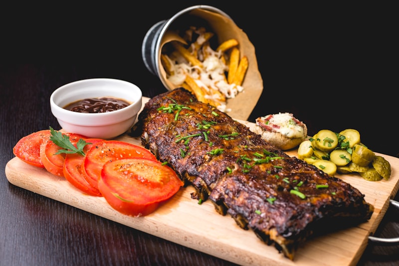 Cortes de carne boutique listos para asar